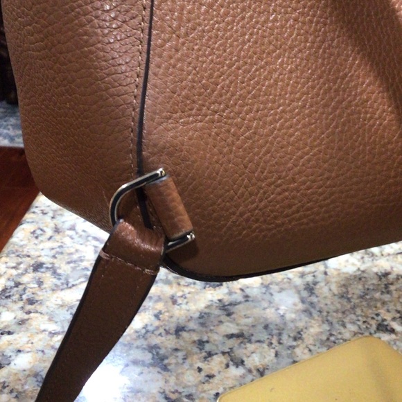 Kate Spade Leila Saffiano Leather Backpack Tan - Picture 6 of 10